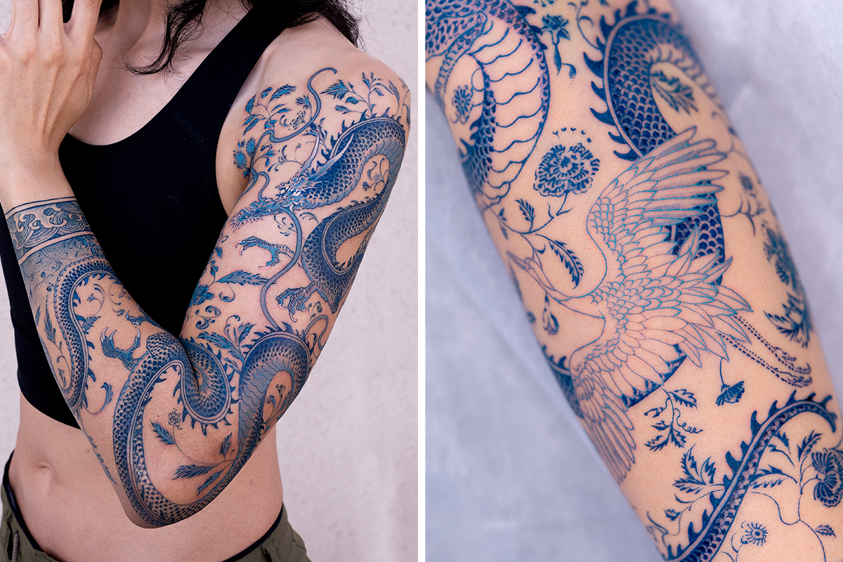 Tattoo Artist Oozy at Vism Studio Los Angeles
